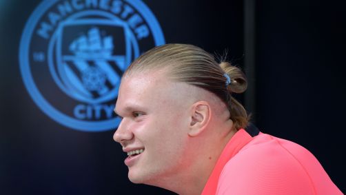 Haaland tem cinco gols na atual temporada da Champions League