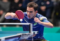 Hugo Calderano vence em estreia em Copa do Mundo de tênis de mesa