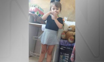 A menina Isabelle de Freitas, de 3 anos, foi morta no interior de Santa Catarina