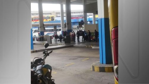Ocorrência policial na rodoviária do Rio de Janeiro