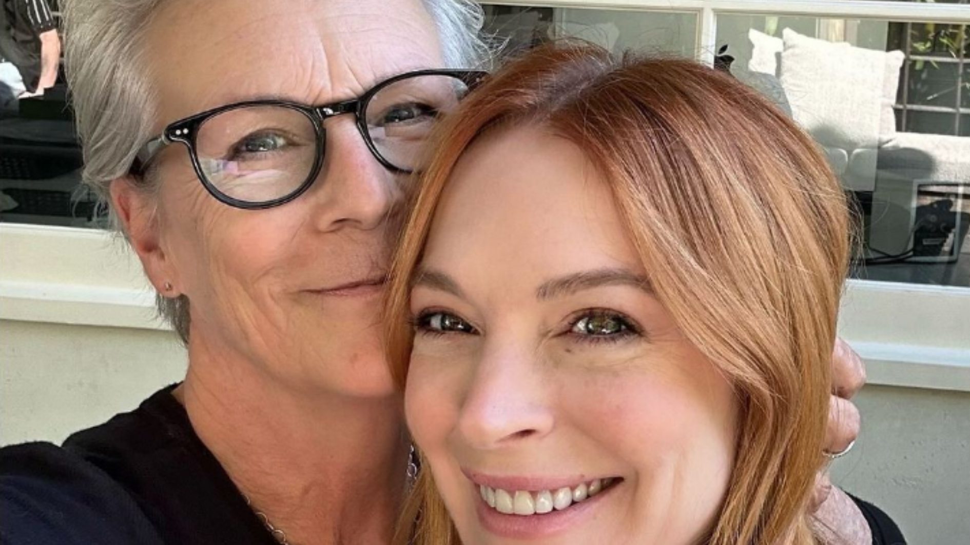 Jamie Lee Curtis e Lindsay Lohan juntas no set de gravação de "Sexta-Feira Muito Louca 2"