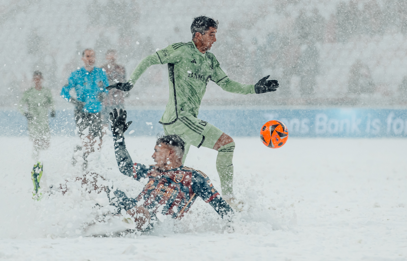 Jogo da MLS aconteceu sob nevasca