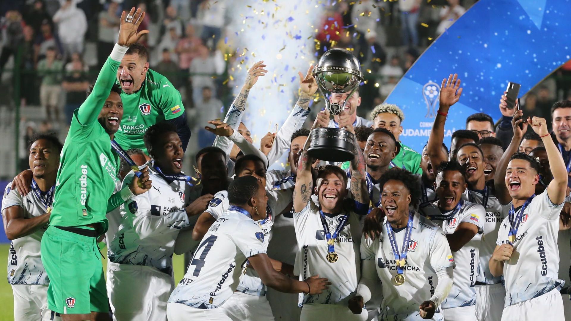 LDU é a atual campeã da Sul-Americana, após vencer o Fortaleza