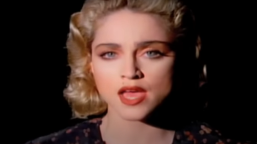 Madonna no videoclipe de &quot;Live to Tell&quot;