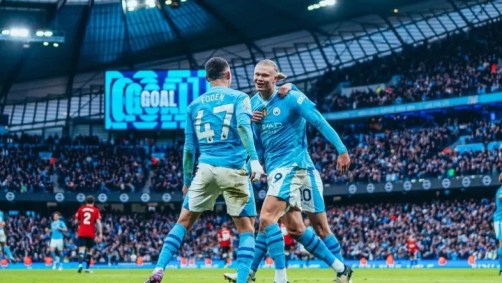 City venceu o United de virada com dois gols de Phill Foden