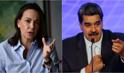 Após silêncio sobre Nobel, Maduro chama María Corina de “bruxa demoníaca”