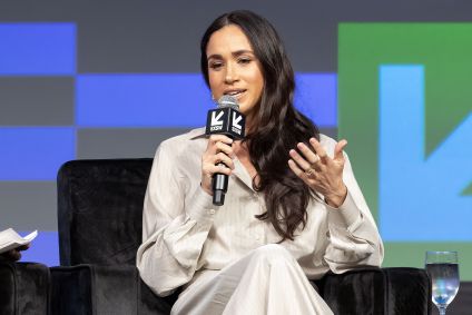 Megan Markle, Duquesa de Sussex, no painel Quebrando Barreiras, Moldando Narrativas - Como as Mulheres Lideram Dentro e Fora da Tela, a SXSW 2024, no Texas