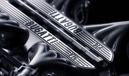 Bugatti divulga primeiras imagens e ronco do seu novo motor V16