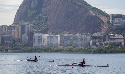 Lagoa Rodrigo de Freitas sedia Pré-Olímpico de Remo