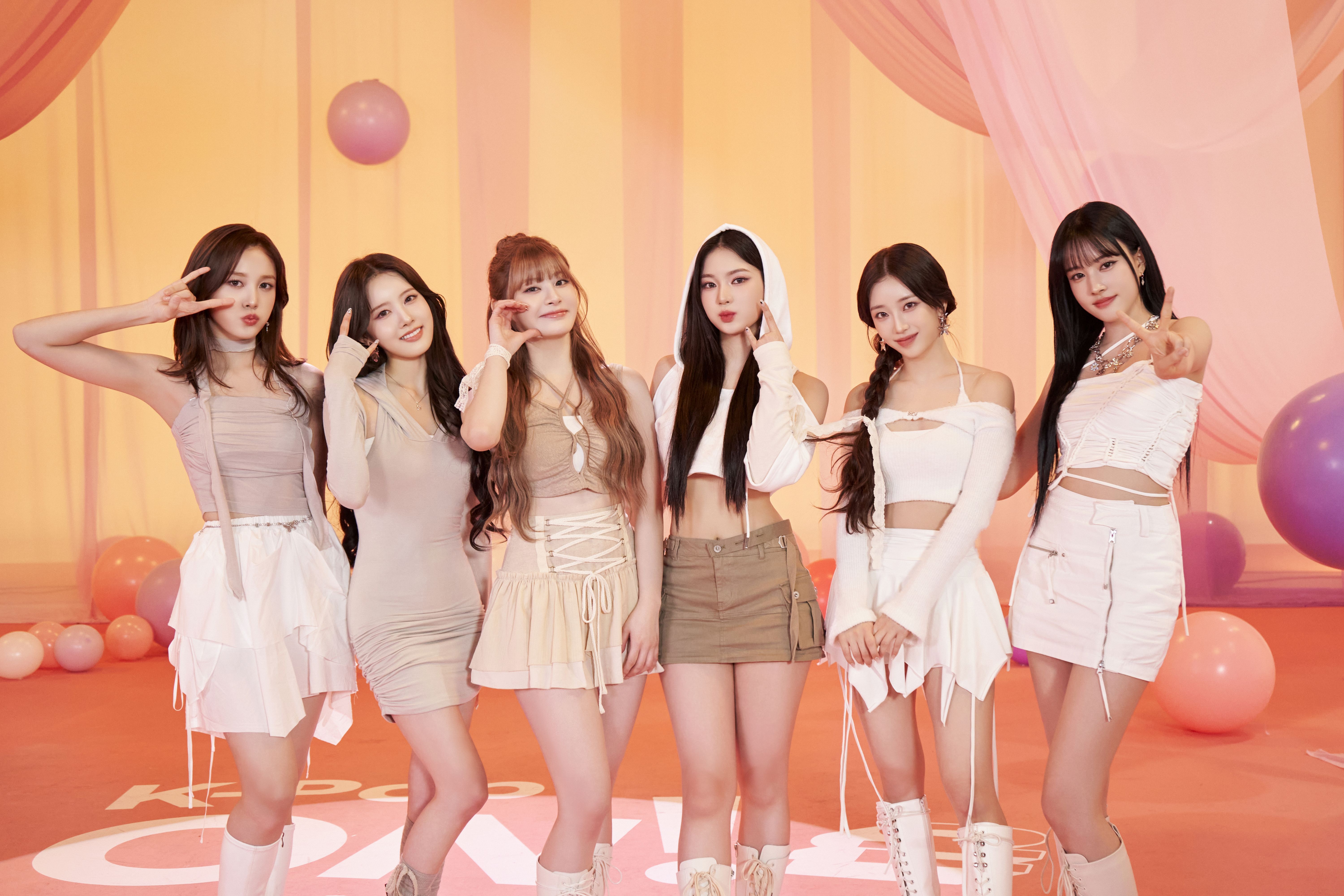 STAYC on the set of Spotify K-Pop ON!