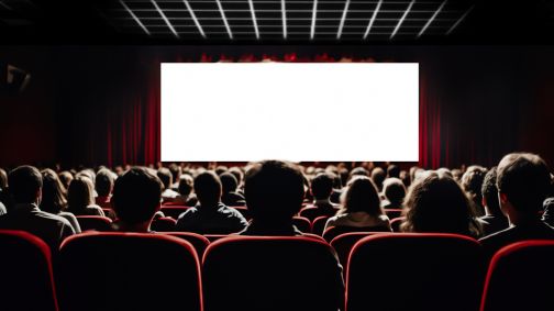 Sala de cinema cheia