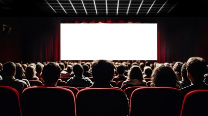 Sala de cinema cheia