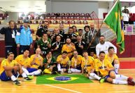 Seleção Brasileira de Futsal Down é tricampeã mundial