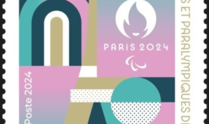 Selo posta de Paris 2024