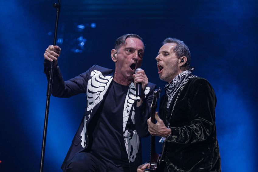 A banda Totãs subiu ao palco no fim do 2° dia do festival Lollapalooza, no Autódromo de Interlagos, em São Paulo / Van Campos/Agnews