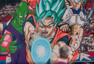 Torcida do Fortaleza faz mosaico em homenagem a criador de Dragon Ball