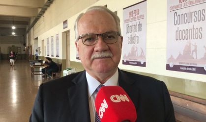O ministro do STF Edson Fachin em entrevista à CNN