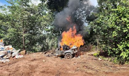 Polícia Federal prende 18 pessoas por garimpo ilegal na fronteira com a Bolívia