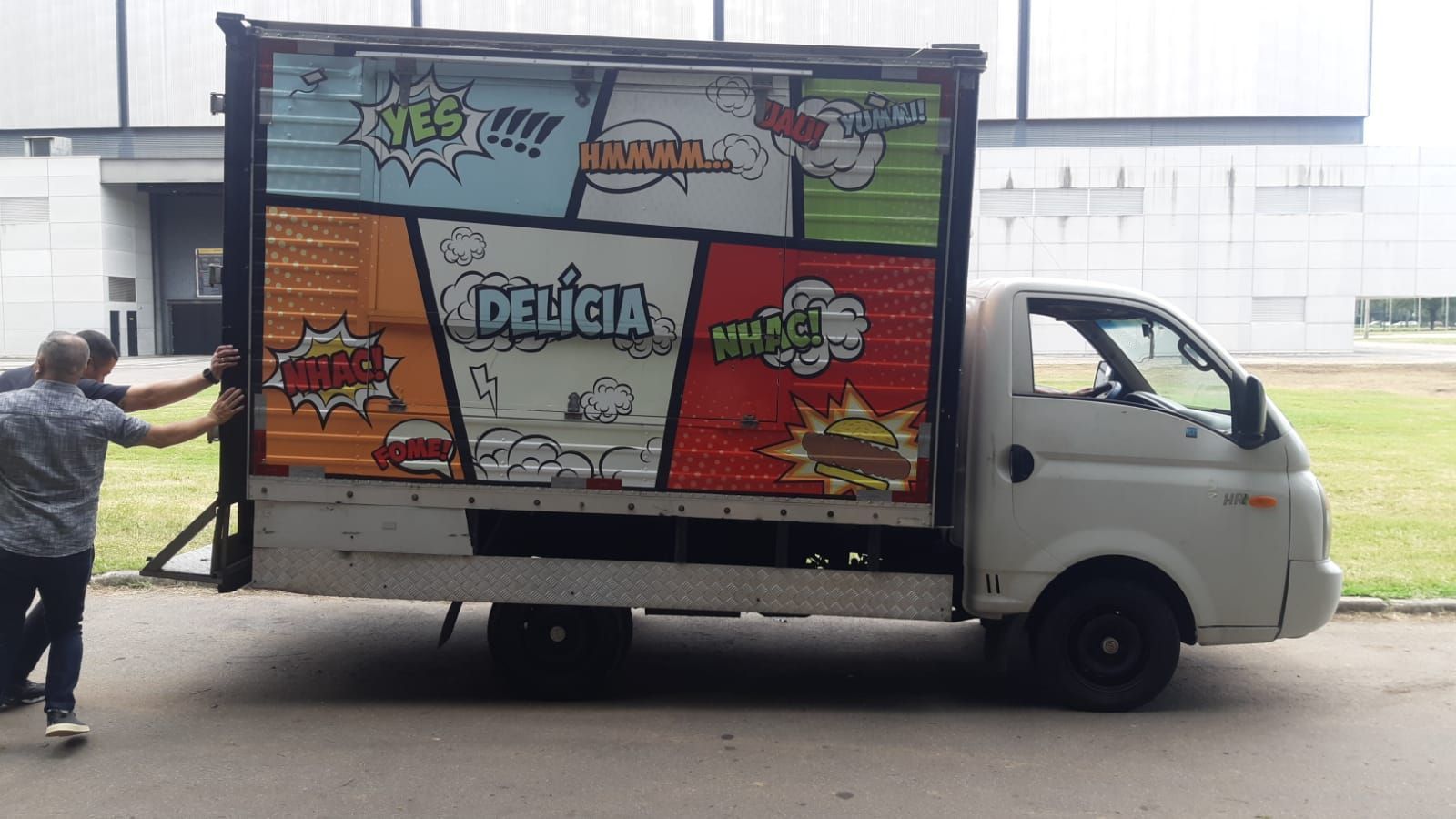 eletrocutado perícia food truck