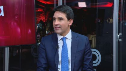 O ministro Silvio Costa Filho durante o evento CNN Talks