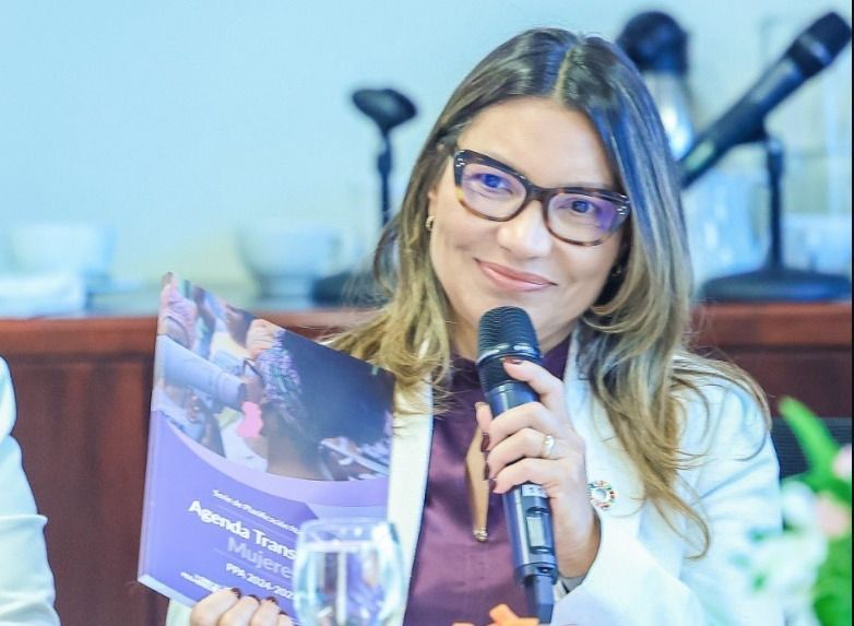 Primeira-dama Rosangela da Silva durante discurso em Comissão sobre Situação das Mulheres da ONU, em Nova York