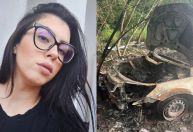 Carro de mulher desaparecida há uma semana é encontrado carbonizado