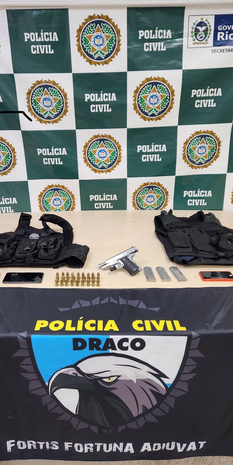Material apreendido pela Draco / Reprodução/Polícia Civil