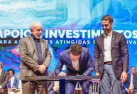 Eduardo Leite é vaiado em evento com Lula: “Não façamos deste um momento de diferenças partidárias”
