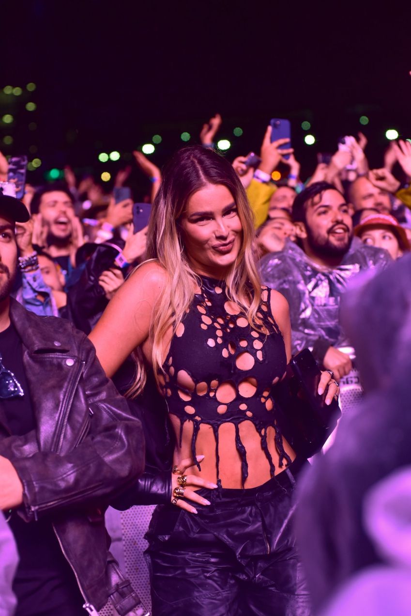 Yasmin Brunet no Lollapalooza 2024 / Leo Franco / AgNews