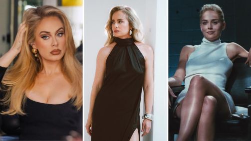 Adele, Angélica e Sharon Stone