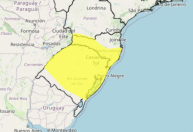 Sul do Brasil tem alerta para tempestades e queda de granizo nesta sexta-feira (29)