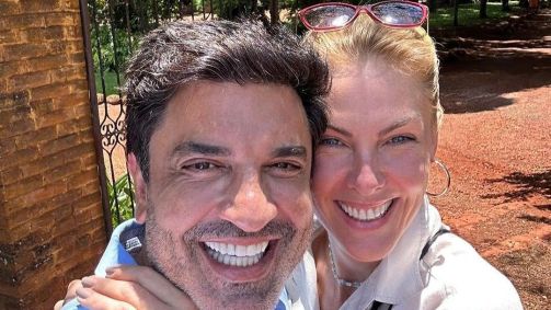 Ana Hickmann e Edu Guedes trabalharam juntos no Hoje Em Dia, da Record TV