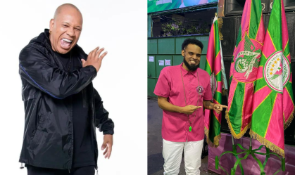 Leozinho Bradock é mestre de bateria da Lins Imperial e filho de Anderson Leonardo