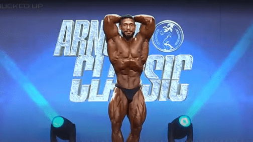 Ramon Dino durante apresentação no Arnold Classic Ohio
