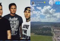 Blink-182 chega ao Brasil para show no Lollapalooza