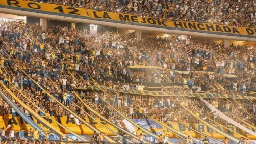 Torcedores do Boca na Bombonera