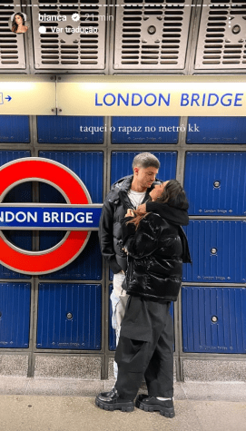 Boca Rosa publicou em seu Instagram fotos mostrando Londres para novo namorado / Instagram/reprodução