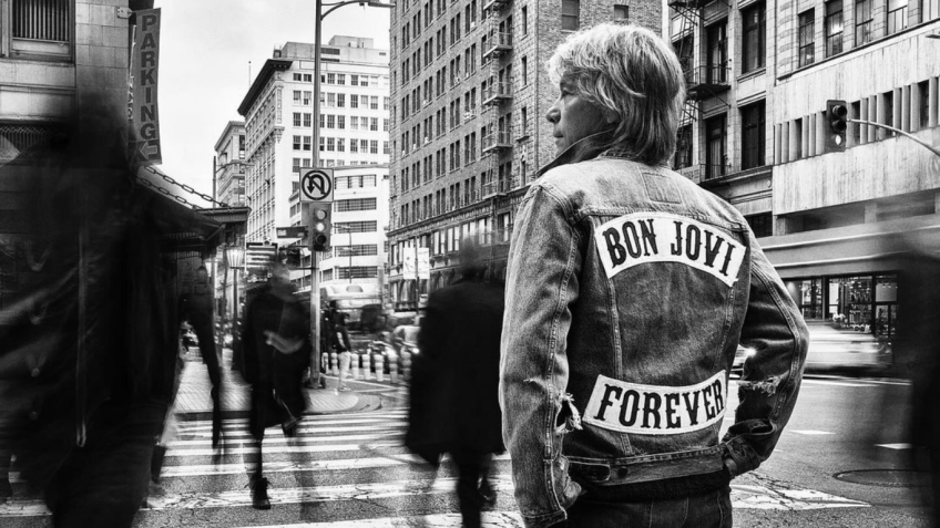 Jon Bon Jovi em foto para o novo álbum "Forever" / Reprodução/Instagram