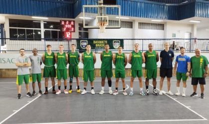 Seleção Brasileira inicia trabalhos para Pré-Olímpico Masculino de Basquete 3x3