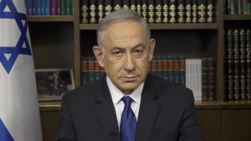 O primeiro-ministro israelense, Benjamin Netanyahu, durante uma entrevista à CNN em 17 de março.