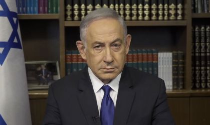 O primeiro-ministro israelense, Benjamin Netanyahu, durante uma entrevista à CNN em 17 de março.