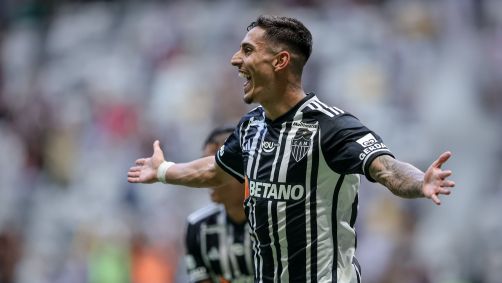 Cadu, de 19 anos, fez o primeiro gol com a camisa da equipe principal do Atlético