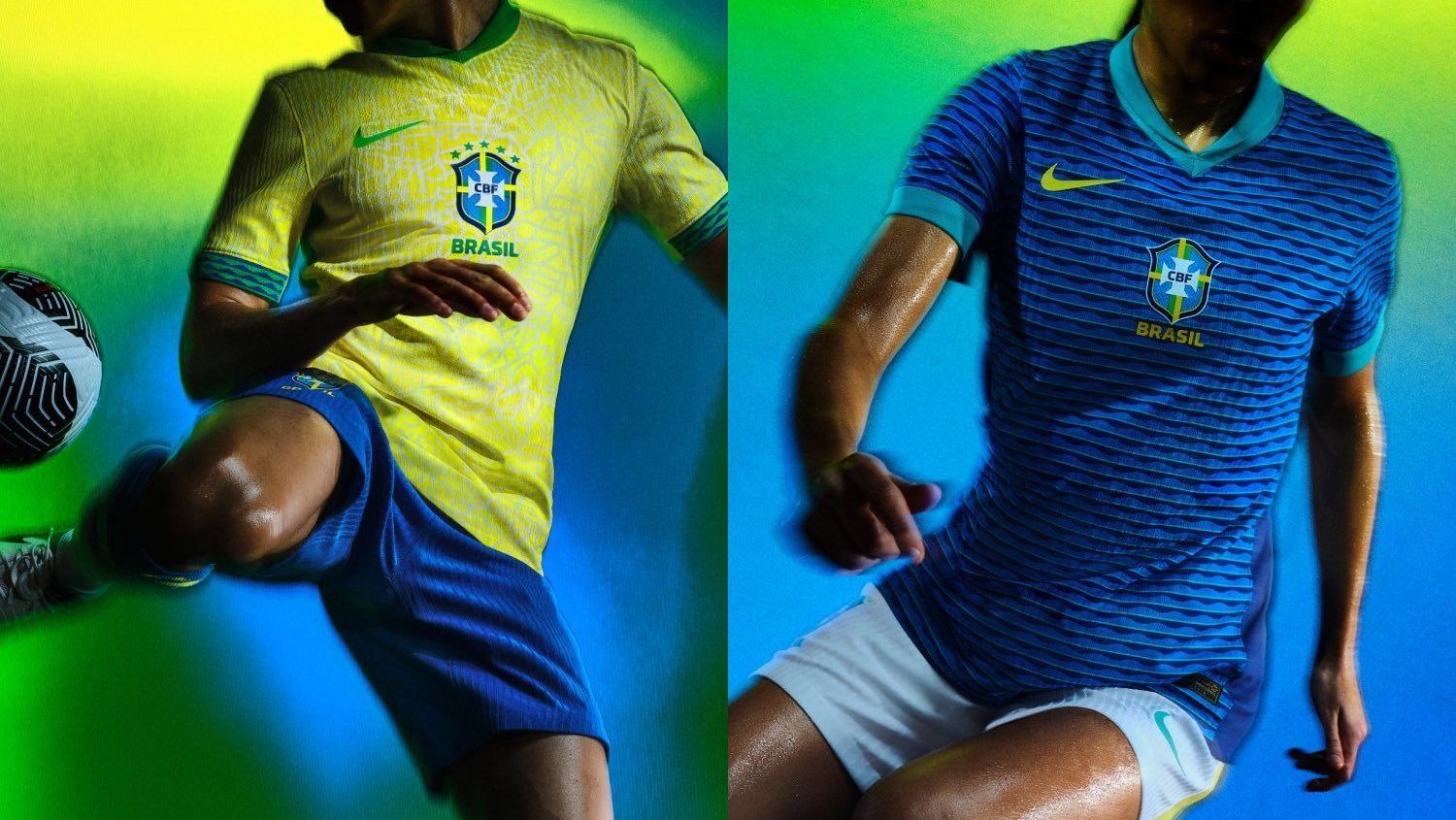Nike lançou os novos uniformes da Seleção Brasileira
