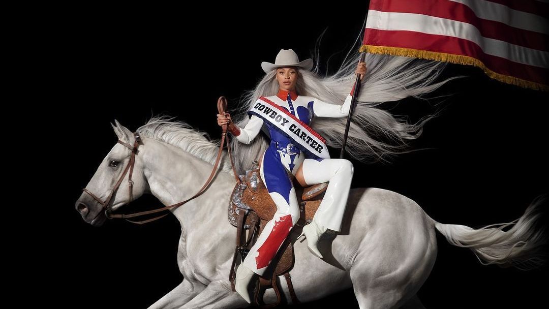 Beyoncé na capa do álbum "Cowboy Carter"