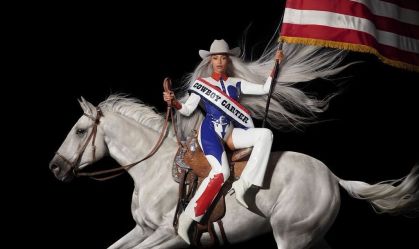 Beyoncé na capa do álbum "Cowboy Carter"