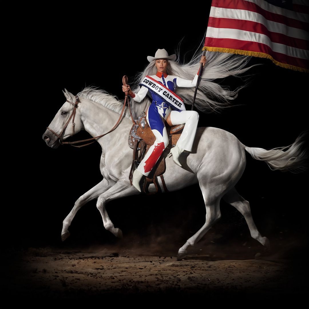Beyoncé na capa do álbum "Cowboy Carter" / Reprodução/Beyoncé/Instagram