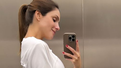 Carol Celico está grávida pela terceira vez