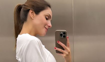 Carol Celico está grávida pela terceira vez