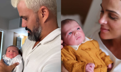 Juliano e Letícia Cazarré anunciam o nascimento de sexto filho