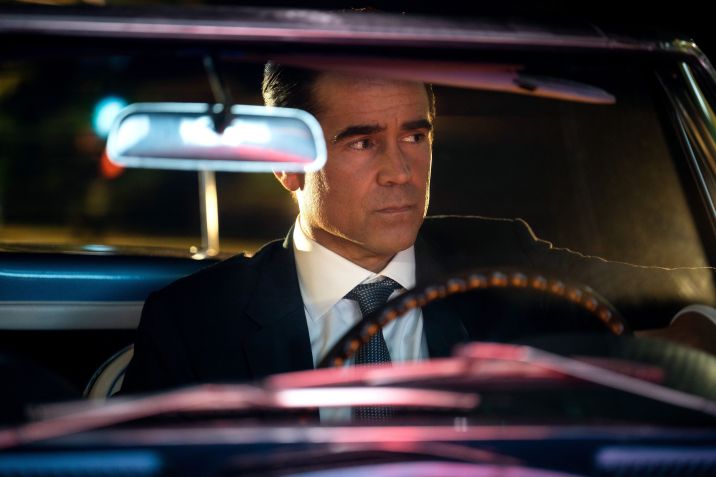 Colin Farrell como John Sugar, um investigador particular, em "Sugar" • Divulgação/AppleTV+